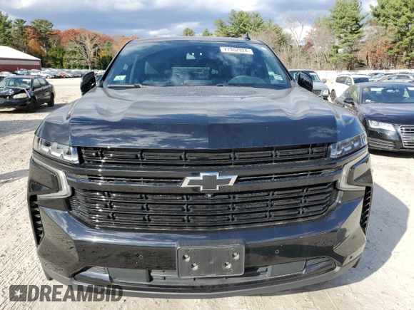 2023 Chevrolet Suburban RST with VIN 1GNSKEKDXPR293788, listed as a Copart auction lot 77902924 with 75,245 mi miles and Salvage title. Bid and sale history available at DreamBid. Image 5.