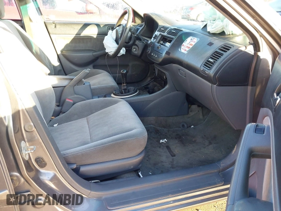 2004 Honda Civic LX with VIN 2HGES15594H525975, listed as a IAAI auction lot 41266024 with 241,598 mi miles. Bid and sale history available at carsss.com. Image 5.