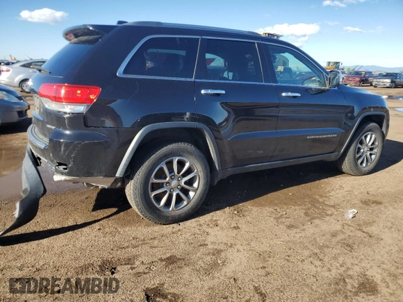 2014 Jeep Grand Cherokee Limited with VIN 1C4RJFBG7EC364116, listed as a Copart auction lot 57155945 with 78,280 mi miles and Salvage title. Bid and sale history available at DreamBid. Image 3.