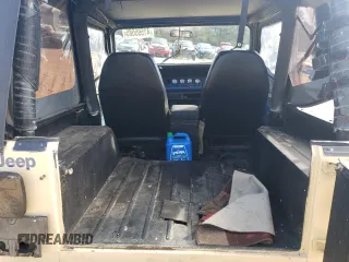 1993 Jeep Wrangler with VIN 1J4FY29S5PP247657, listed as a Copart auction lot 41595585 with 185,962 mi miles and Salvage Title. Bid and sale history available at carsss.com. Image 11.