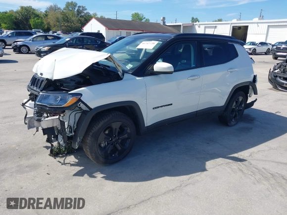 2021 Jeep Compass Latitude with VIN 3C4NJDBB7MT566237, listed as a IAAI auction lot 41747738 with 33,395 mi miles and . Bid and sale history available at DreamBid. Image 18.