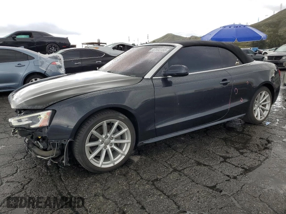 2015 Audi A5 Premium Plus z VIN WAUMFAFH9FN003278, wystawiony jako Copart lot #47593155 z przebiegiem 67 011 mil mil oraz Szkoda całkowita • Salvage title. Historia ofert i sprzedaży dostępna na DreamBid. Obrazek 1.