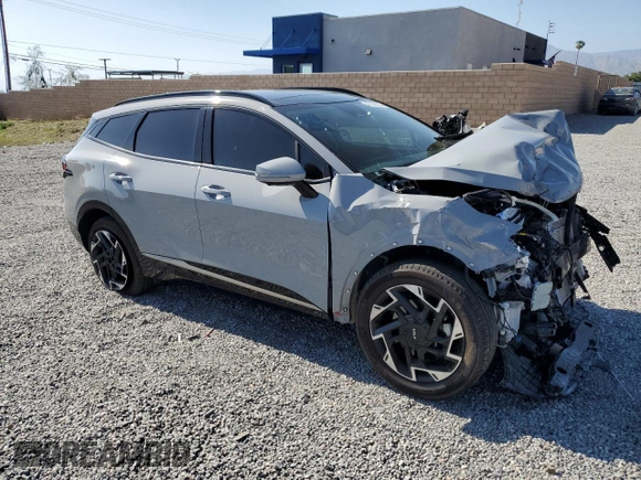 2024 Kia Sportage SX-Prestige with VIN 5XYK5CDF0RG169713, listed as a Copart auction lot 58149335 with 19,731 mi miles and Salvage title. Bid and sale history available at DreamBid. Image 4.