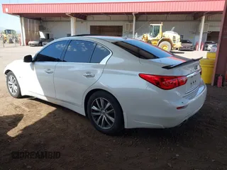 2016 Infiniti Q50 3.0t Premium with VIN JN1EV7AP4GM303705, listed as a IAAI auction lot 41957748 with 122,839 mi miles. Bid and sale history available at carsss.com. Image 3.