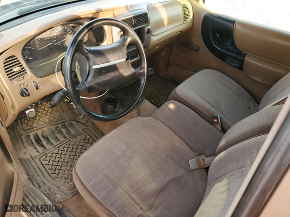 1995 Ford Ranger Splash with VIN 1FTCR10AXSUA06496, listed as a Copart auction lot 89253125 with 301,366 mi miles and Salvage Title. Bid and sale history available at carsss.com. Image 8.
