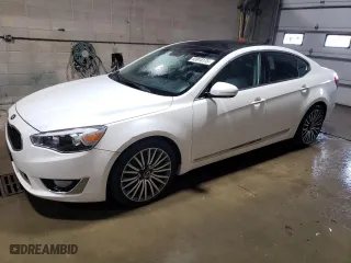 2014 Kia Cadenza Premium with VIN KNALN4D72E5125294, listed as a Copart auction lot 53918175 with 128,371 mi miles and Clean Title. Bid and sale history available at carsss.com. Image 1.