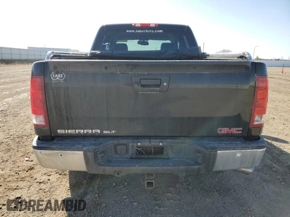 2013 GMC Sierra 1500 SLT with VIN 3GTP2WE73DG367638, listed as a Copart auction lot 52028535 with 140,086 mi miles and Salvage title. Bid and sale history available at DreamBid. Image 6.