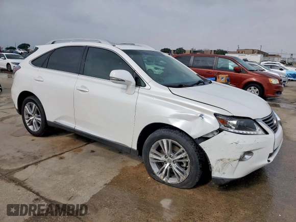 2015 Lexus RX 350 with VIN 2T2ZK1BA0FC174626, listed as a Copart auction lot 57313965 with 97,865 mi miles and Salvage title. Bid and sale history available at DreamBid. Image 4.
