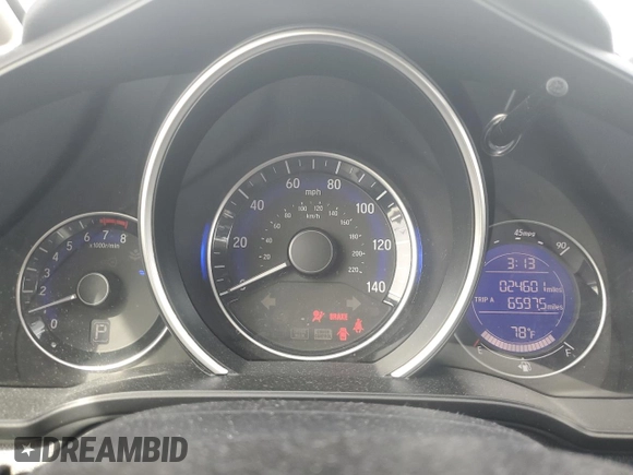 2019 Honda Fit LX with VIN 3HGGK5H48KM748218, listed as a Copart auction lot 49776705 with 24,601 mi miles and Salvage Title. Bid and sale history available at carsss.com. Image 9.