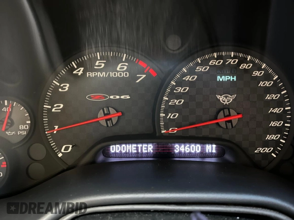 2004 Chevrolet Corvette Z06 with VIN 1G1YY12S945126732, listed as a Copart auction lot 46402085 with 34,600 mi miles and Clean Title. Bid and sale history available at carsss.com. Image 8.
