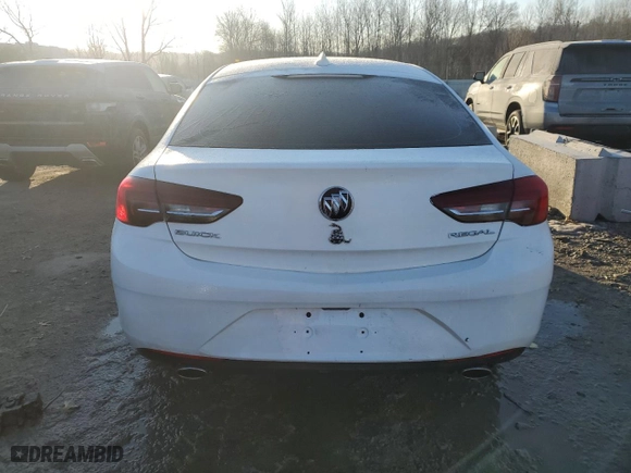 2018 Buick Regal Sportback Essence with VIN W04GP6SX4J1131123, listed as a Copart auction lot 41998555 with NaN miles and Salvage Title. Bid and sale history available at carsss.com. Image 6.