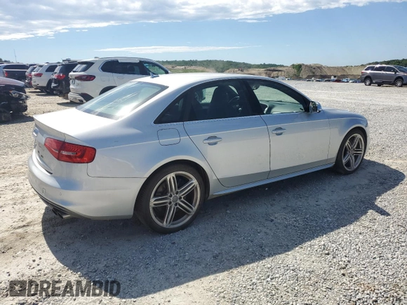 2013 Audi S4 Premium Plus z VIN WAUBGAFL1DA205190, wystawiony jako Copart lot #58205265 z przebiegiem 127 714 mil mil oraz Tytuł czysty. Historia ofert i sprzedaży dostępna na DreamBid. Obrazek 3.
