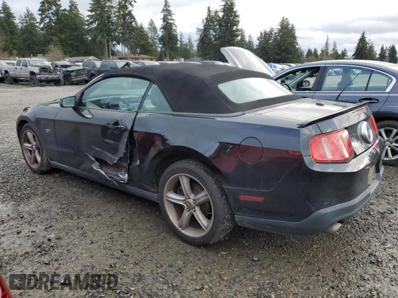 2010 Ford Mustang GT с VIN 1ZVBP8FH3A5119050, выставлен на аукционе Copart как лот 87920585 с пробегом 99 804 миль миль и Списание • Salvage title. История ставок и продаж доступна на DreamBid. Изображение 2.