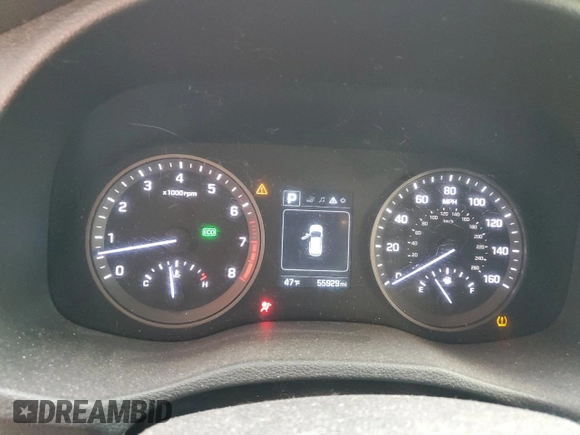 2016 Hyundai Tucson Eco with VIN KM8J33A26GU128562, listed as a Copart auction lot 80258784 with 55,929 mi miles and Salvage Title. Bid and sale history available at carsss.com. Image 9.