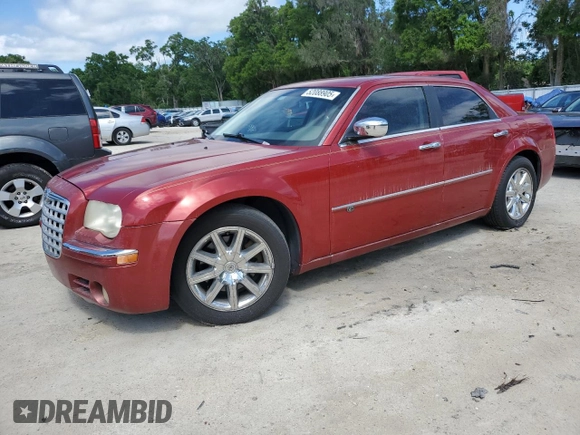 2009 Chrysler 300 with VIN 2C3KA63T49H551933, listed as a Copart auction lot 52088905 with 185,829 mi miles and Clean Title. Bid and sale history available at carsss.com. Image 1.