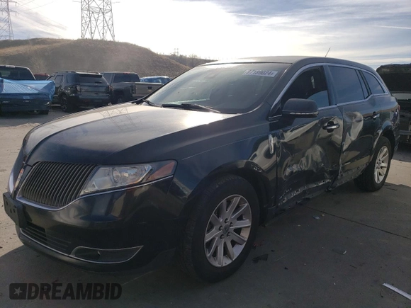 2015 Lincoln MKT with VIN 2LMHJ5NK0FBL03357, listed as a Copart auction lot 87189024 with 228,046 mi miles and Salvage Title. Bid and sale history available at carsss.com. Image 1.