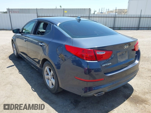 2015 Kia Optima LX with VIN 5XXGM4A70FG441639, listed as a IAAI auction lot 42618515 with 162,021 mi miles and . Bid and sale history available at DreamBid. Image 3.