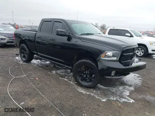 2014 Ram 1500 Express with VIN 1C6RR7FT9ES375363, listed as a IAAI auction lot 41653702 with 153,240 mi miles. Bid and sale history available at carsss.com. Image 1.