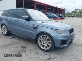 2020 Land Rover Range Rover Sport HSE with VIN SALWR2SU2LA892108, listed as a IAAI auction lot 41629221 with 34,913 mi miles and . Bid and sale history available at DreamBid. Image 1.