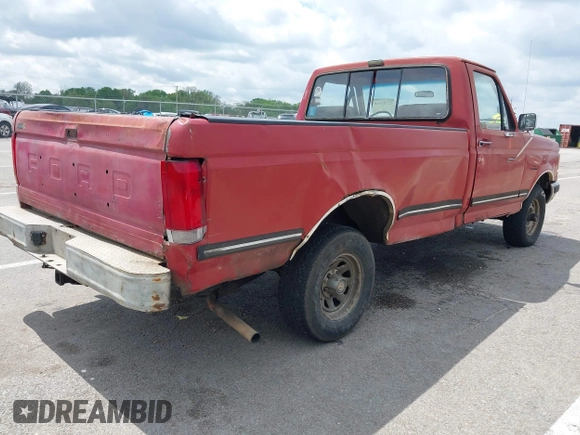 1989 Ford F-150 with VIN 1FTEF14N0KLA44582, listed as a IAAI auction lot 42108560 with 622 mi miles. Bid and sale history available at carsss.com. Image 4.