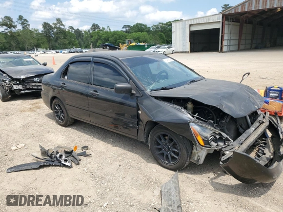 2006 Mitsubishi Lancer ES with VIN JA3AJ26E66U062230, listed as a Copart auction lot 53468845 with 146,858 mi miles and Salvage Title. Bid and sale history available at DreamBid. Image 4.