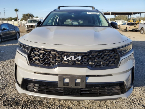 2023 Kia Sorento SX Prestige with VIN 5XYRKDLF0PG170534, listed as a Copart auction lot 87330904 with 11,109 mi miles and Salvage Title. Bid and sale history available at carsss.com. Image 5.