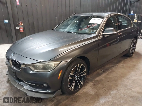 2018 BMW 3 Series 330i xDrive with VIN WBA8D9C51JEM34061, listed as a IAAI auction lot 42682318 with 65,245 mi miles and . Bid and sale history available at DreamBid. Image 20.