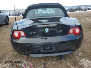 2005 BMW Z4 2.5i with VIN 4USBT335X5LR71029, listed as a Copart auction lot 42146655 with 80,813 mi miles and Salvage Title. Bid and sale history available at carsss.com. Image 6.