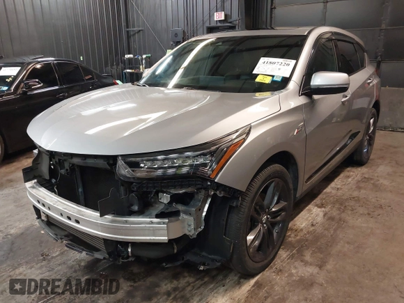 2019 Acura RDX w/A-Spec Pkg with VIN 5J8TC2H62KL025641, listed as a IAAI auction lot 41807220 with 33,434 mi miles. Bid and sale history available at carsss.com. Image 20.