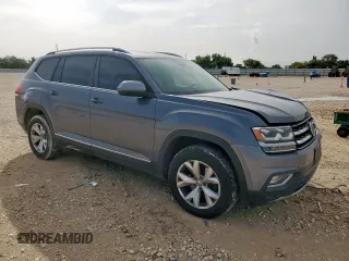 2018 Volkswagen Atlas SEL with VIN 1V2MR2CA1JC504966, listed as a Copart auction lot 62826685 with 177,774 mi miles and Salvage title. Bid and sale history available at DreamBid. Image 4.