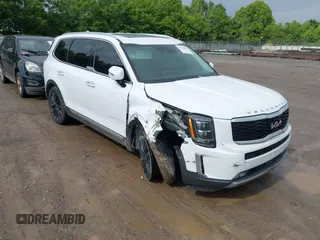 2022 Kia Telluride SX with VIN 5XYP54HC5NG256920, listed as a IAAI auction lot 42344850 with 52,321 mi miles and . Bid and sale history available at DreamBid. Image 1.
