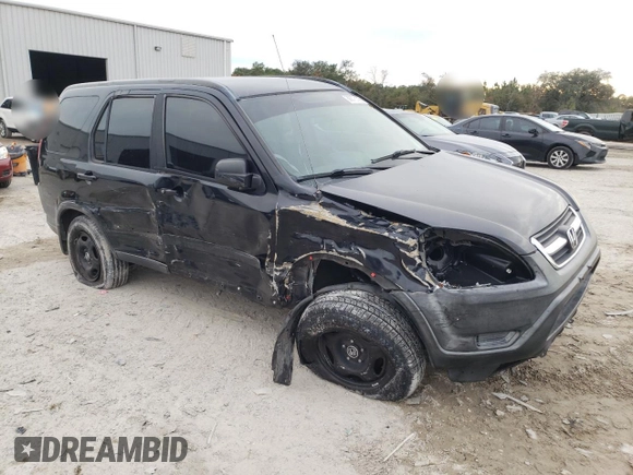 2004 Honda CR-V LX with VIN JHLRD68404C018849, listed as a Copart auction lot 88678145 with 281,111 mi miles and Salvage Title. Bid and sale history available at carsss.com. Image 4.