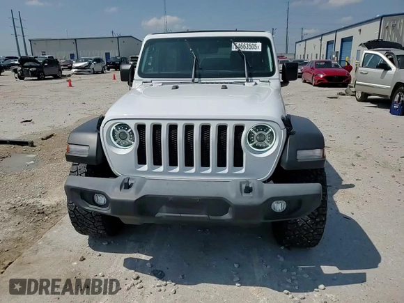 2021 Jeep Wrangler Unlimited Sport S with VIN 1C4HJXDN7MW722275, listed as a Copart auction lot 54663505 with 56,774 mi miles and Salvage title. Bid and sale history available at DreamBid. Image 14.