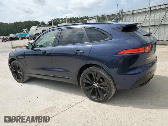 2018 Jaguar F-Pace S with VIN SADCM2FV7JA255776, listed as a Copart auction lot 53561575 with 82,005 mi miles and Salvage title. Bid and sale history available at DreamBid. Image 2.