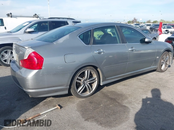 2006 Infiniti M Sport with VIN JNKBY01E86M204959, listed as a IAAI auction lot 41772407 with 165,632 mi miles. Bid and sale history available at carsss.com. Image 4.