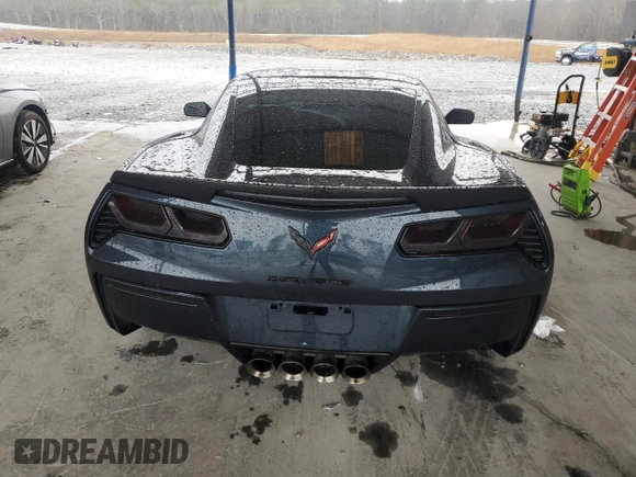 2015 Chevrolet Corvette Z51 2LT with VIN 1G1YK2D70F5110227, listed as a Copart auction lot 46146135 with 52,166 mi miles and Salvage title. Bid and sale history available at DreamBid. Image 6.
