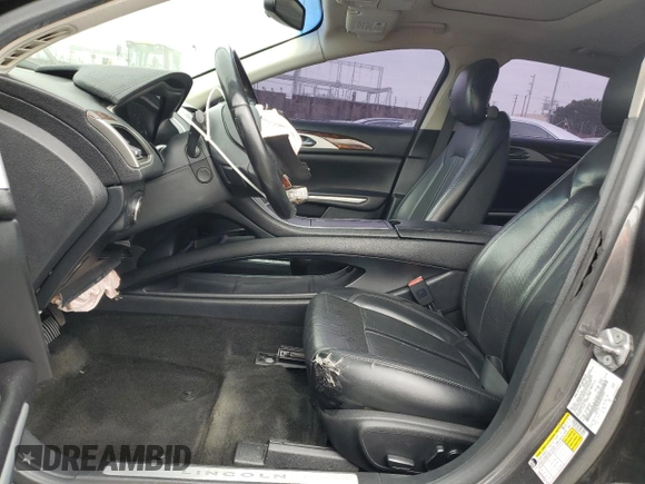 2016 Lincoln MKZ with VIN 3LN6L2GK8GR633923, listed as a Copart auction lot 58014495 with 119,579 mi miles and Salvage title. Bid and sale history available at DreamBid. Image 7.
