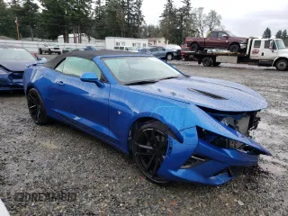 2017 Chevrolet Camaro 2SS with VIN 1G1FH3D76H0130722, listed as a Copart auction lot 87033954 with 35,600 mi miles and Salvage title. Bid and sale history available at DreamBid. Image 4.