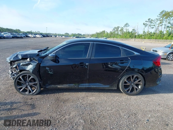 2019 Honda Civic Sport with VIN 2HGFC2F82KH553176, listed as a IAAI auction lot 42395963 with 73,950 mi miles and . Bid and sale history available at DreamBid. Image 13.