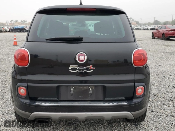 2014 FIAT 500L Trekking with VIN ZFBCFADH1EZ007143, listed as a Copart auction lot 52030065 with 90,894 mi miles and Salvage title. Bid and sale history available at DreamBid. Image 6.