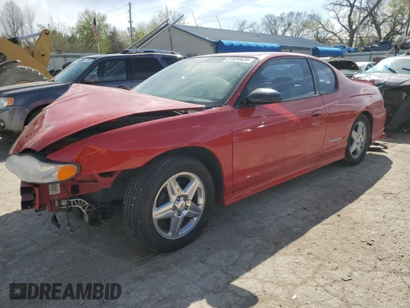 2005 Chevrolet Monte Carlo SS Supercharged z VIN 2G1WZ151659313406, wystawiony jako Copart lot #51534635 z przebiegiem 242 283 mil mil oraz Szkoda całkowita • Salvage title. Historia ofert i sprzedaży dostępna na DreamBid. Obrazek 1.