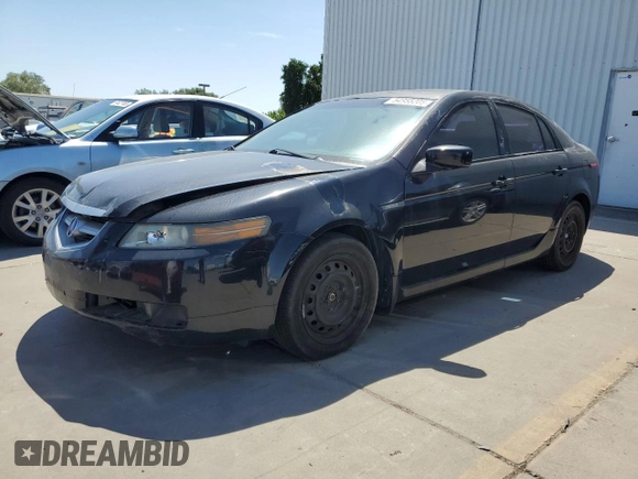 2006 Acura TL with VIN 19UUA66246A016202, listed as a Copart auction lot 54955205 with 105,284 mi miles and Salvage Title. Bid and sale history available at carsss.com. Image 1.