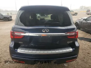 2024 Infiniti QX80 LUXE with VIN JN8AZ2AE0R9329875, listed as a Copart auction lot 46489615 with 28,834 mi miles and Non Repairable. Bid and sale history available at carsss.com. Image 6.