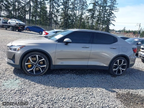 2022 Polestar 2 with VIN LPSED3KAXNL053014, listed as a IAAI auction lot 41880201 with 37,970 mi miles. Bid and sale history available at carsss.com. Image 14.