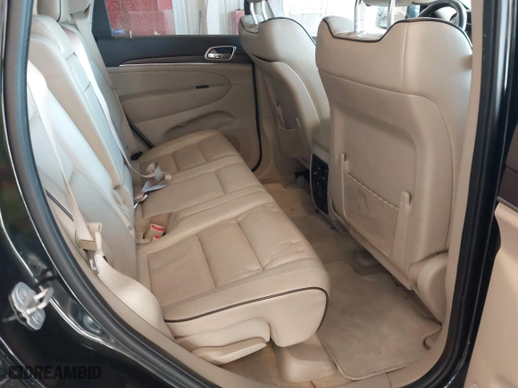 2014 Jeep Grand Cherokee Overland with VIN 1C4RJFCT7EC187319, listed as a IAAI auction lot 41256107 with 98,287 mi miles. Bid and sale history available at carsss.com. Image 8.