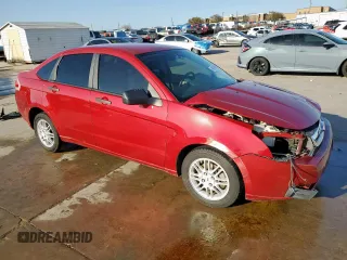 2011 Ford Focus SE with VIN 1FAHP3FN0BW102875, listed as a Copart auction lot 48618065 with 0 mi miles and Salvage Title. Bid and sale history available at carsss.com. Image 4.