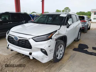 2023 Toyota Highlander Hybrid LE with VIN 5TDBBRCH1PS570363, listed as a IAAI auction lot 42436974 with Not provided miles and . Bid and sale history available at DreamBid. Image 2.