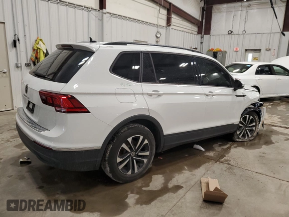 2023 Volkswagen Tiguan S с VIN 3VVRB7AX6PM132663, выставлен на аукционе Copart как лот 53526275 с пробегом 20 209 миль миль и Списание • Salvage title. История ставок и продаж доступна на DreamBid. Изображение 3.
