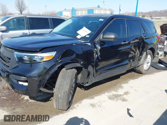 2020 Ford Explorer with VIN 1FMSK8BH0LGB12535, listed as a IAAI auction lot 41633073 with 69,347 mi miles. Bid and sale history available at carsss.com. Image 2.