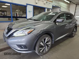 2018 Nissan Murano SV with VIN 5N1AZ2MH9JN139100, listed as a Copart auction lot 58200325 with 141,721 mi miles and Salvage title. Bid and sale history available at DreamBid. Image 1.